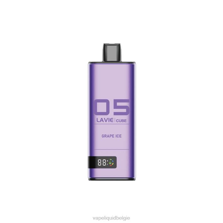 B82B39 E-Liquid Kopen België | druiven ijs LAVIE Cube 20000 trekjes