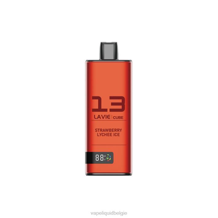 B82B47 Vape Liquid | Aardbeienlychee-ijs LAVIE Cube 20000 trekjes