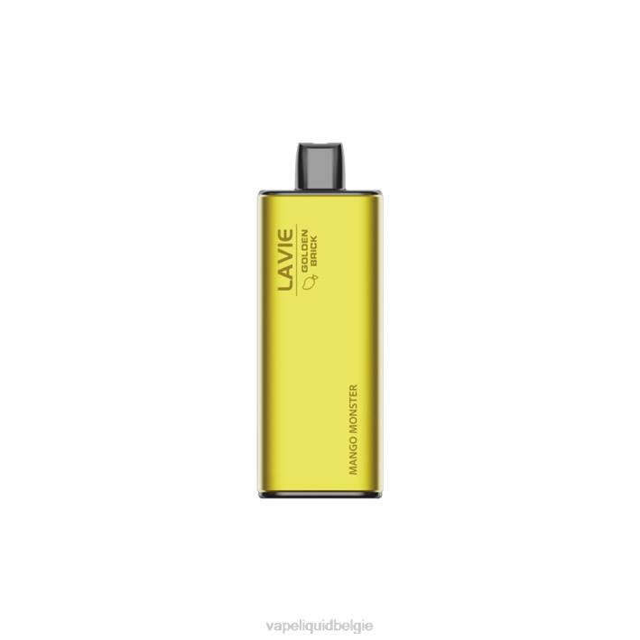 B82B61 Vape België | mangomonster LAVIE GOLDEN BRICK 10000 trekjes