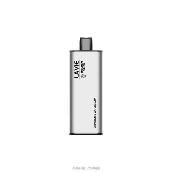 B82B66 E-Liquid Kopen België | aardbei watermeloen LAVIE GOLDEN BRICK 10000 trekjes